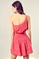 Women's Dresses - Pleated Detail One Shoulder Cami Dress -  - Cultured Cloths Apparel