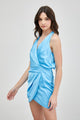 Women's Dresses - V-Neck Wrap Dress -  - Cultured Cloths Apparel