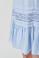 Women's Dresses - Halter Neck Trim Lace with Folded Detail Dress -  - Cultured Cloths Apparel