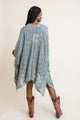 Outerwear - Embroidered Zig Zag Soft Kimono -  - Cultured Cloths Apparel