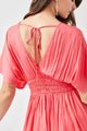 Women's Dresses - Smocked Waist with Tassel Strap Dress -  - Cultured Cloths Apparel