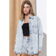 Outerwear - Sparkle Stone Stripe Denim Jacket -  - Cultured Cloths Apparel