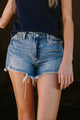 Women's Shorts - Distressed Rigid Mom Shorts - SAN MATEO - Cultured Cloths Apparel