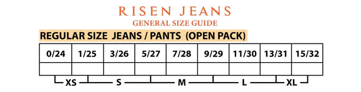 Denim - Risen High Rise Straight Jeans Medium Blue - - Cultured Cloths Apparel