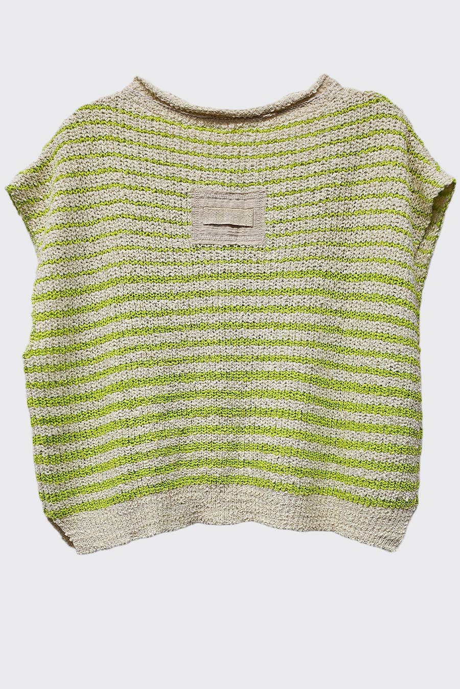 - Striped Cap sleeve Slouchy Sweater - - Cultured Cloths Apparel