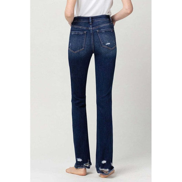 Denim - High Rise Slim Bootcut Jeans -  - Cultured Cloths Apparel