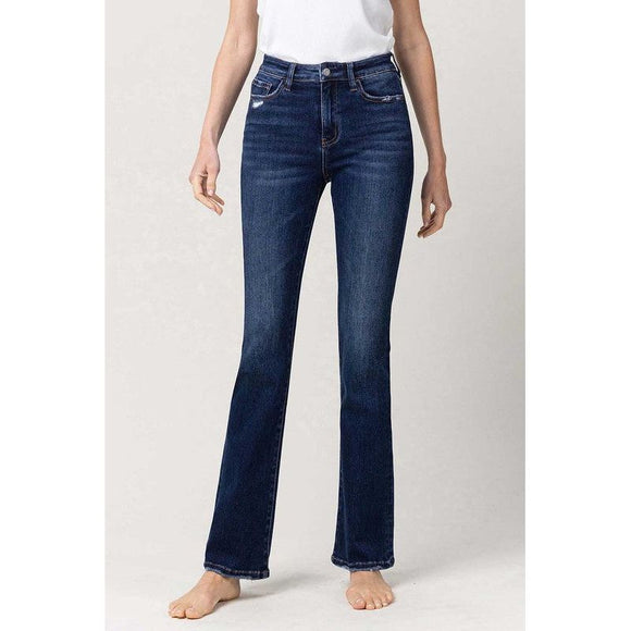 Denim - High Rise Slim Bootcut Jeans - SPARKLING - Cultured Cloths Apparel
