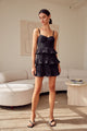 Women's Dresses - Tiered Lace Knitted Dress -  - Cultured Cloths Apparel