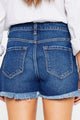Women's Shorts - High Rise No Stitch Frayed Hem Shorts -  - Cultured Cloths Apparel
