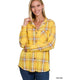Outerwear - PLAID SHACKET WITH FRONT POCKET -  - Cultured Cloths Apparel