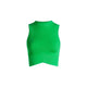 Athleisure - Cut Hem Cropped Tank - Kelly Green - Cultured Cloths Apparel
