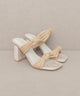 Shoes - OASIS SOCIETY Raquel - Strappy Knot Heel - NUDE - Cultured Cloths Apparel