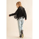 Outerwear - Studded Fringe Open Western Jacket -  - Cultured Cloths Apparel