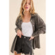 Outerwear - Sparkle Stone Stripe Denim Jacket -  - Cultured Cloths Apparel