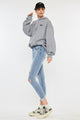 Denim - Mid Rise Distressed Ankle Skinny Jeans -  - Cultured Cloths Apparel
