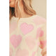 Women's Sweaters - Pearl Embellished Heart Sweater -  - Cultured Cloths Apparel