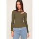 Women's Long Sleeve - Cut Out Long Sleeve Sweater Top -  - Cultured Cloths Apparel