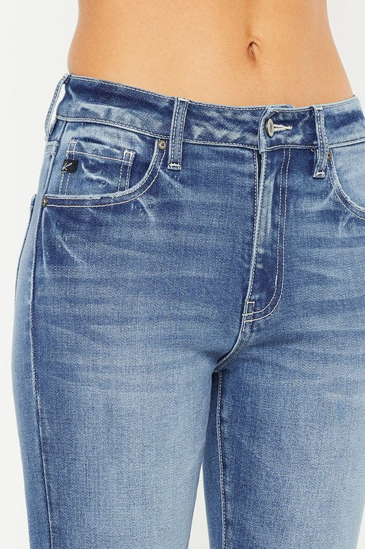 Denim - High Rise Bootcut Jeans -  - Cultured Cloths Apparel