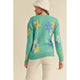 Women's Sweaters - Floral Print Knit Sweater -  - Cultured Cloths Apparel