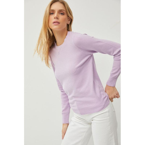 Women's Sweaters - The Classic Sweater Top - Lilac - Cultured Cloths Apparel