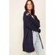 Women's Sweaters - Long Sleeve Open Front Cardigan With Back Heart -  - Cultured Cloths Apparel