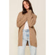 Women's Sweaters - Long Sleeve Open Front Cardigan With Back Heart -  - Cultured Cloths Apparel