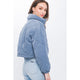 Outerwear - Corduroy Semi-Cropped Zip Up Jacket with Pockets -  - Cultured Cloths Apparel