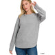 Women's Sweaters - ROUND NECK BASIC SWEATER -  - Cultured Cloths Apparel