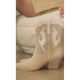 Shoes - OASIS SOCIETY Houston - Layered Panel Cowboy Boots - TAUPE - Cultured Cloths Apparel