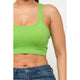 Women's Sleeveless - Ribbed Scoop Neck Crop Top -  - Cultured Cloths Apparel