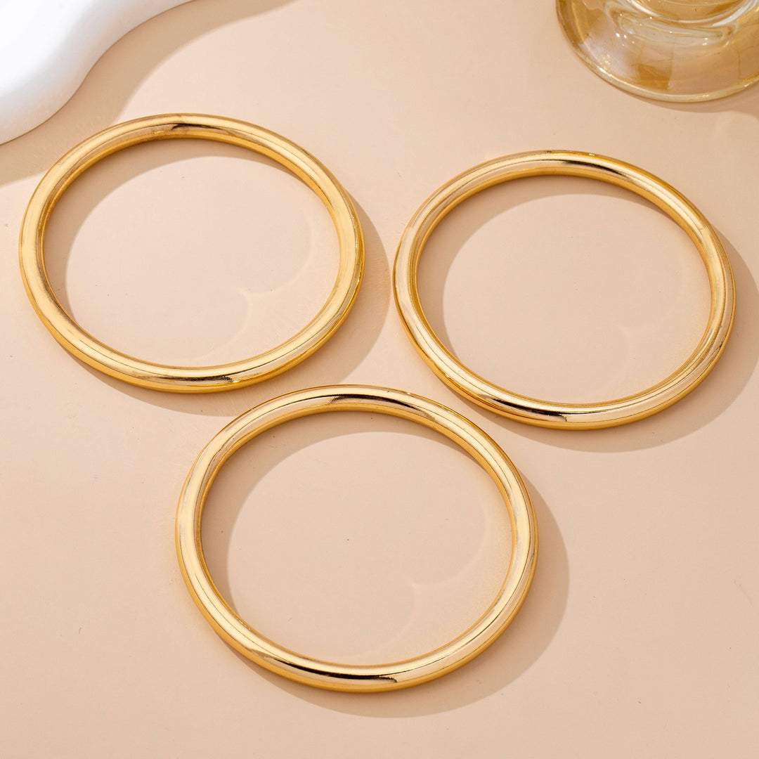 Accessories, Bracelets - Chunky Triple Bangle Set - - Cultured Cloths Apparel