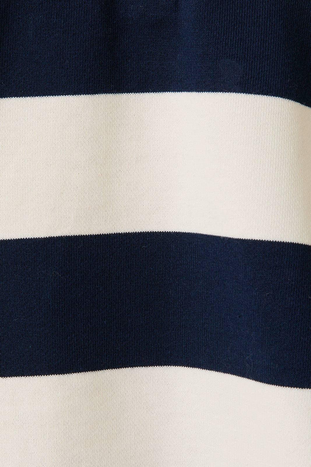 Women's Long Sleeve - RUGBY POLO TOP IN STRIPE WITH FRONT BUTTONS - - Cultured Cloths Apparel