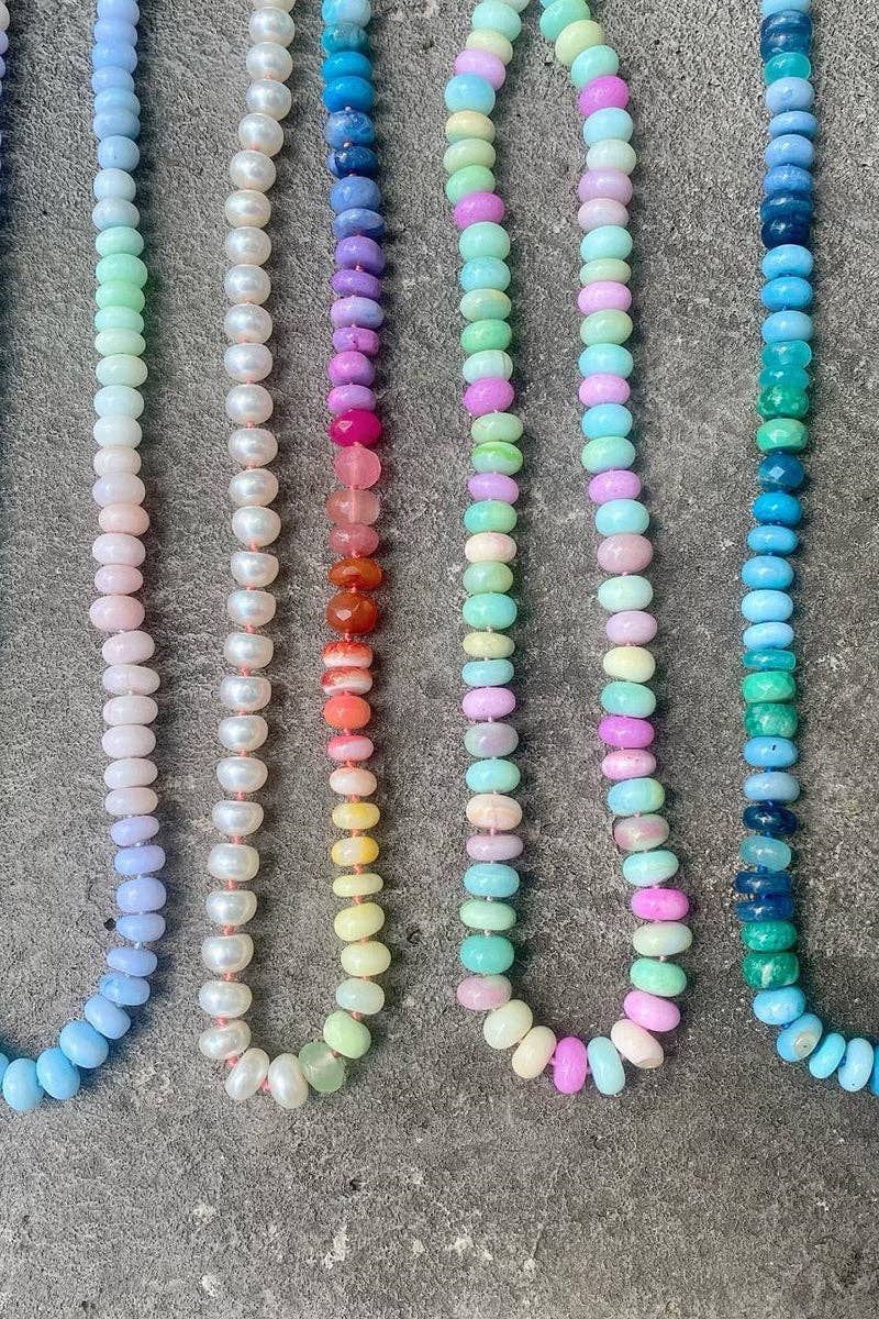 Accessories, Necklaces - Vibrant Beaded Necklace - - Cultured Cloths Apparel