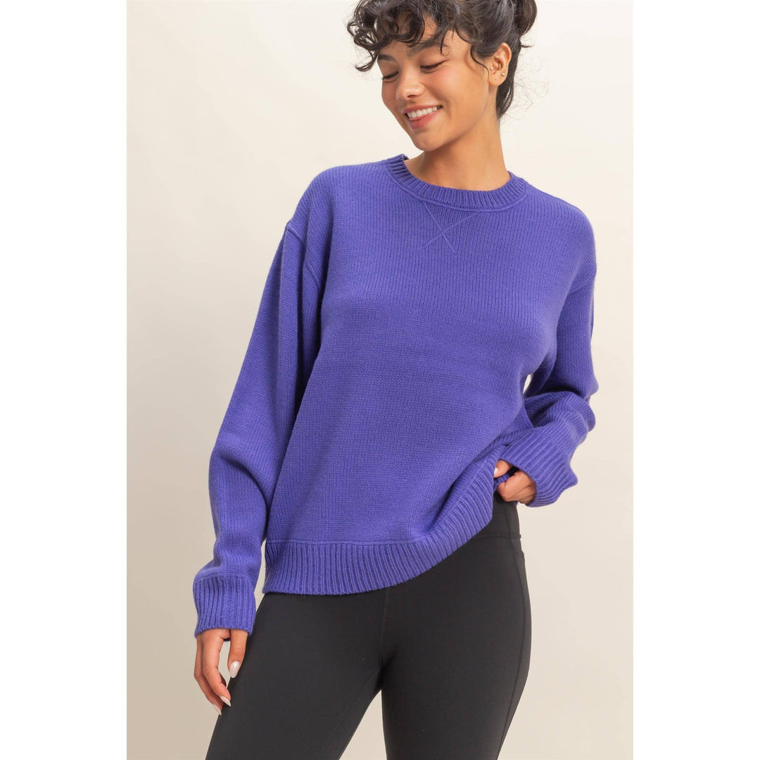 Women's Sweaters - Crew Neck Sweater - Small - Cultured Cloths Apparel