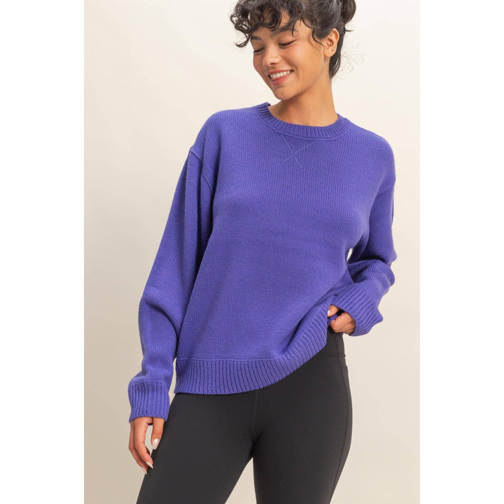 Women's Sweaters - Crew Neck Sweater - Small - Cultured Cloths Apparel