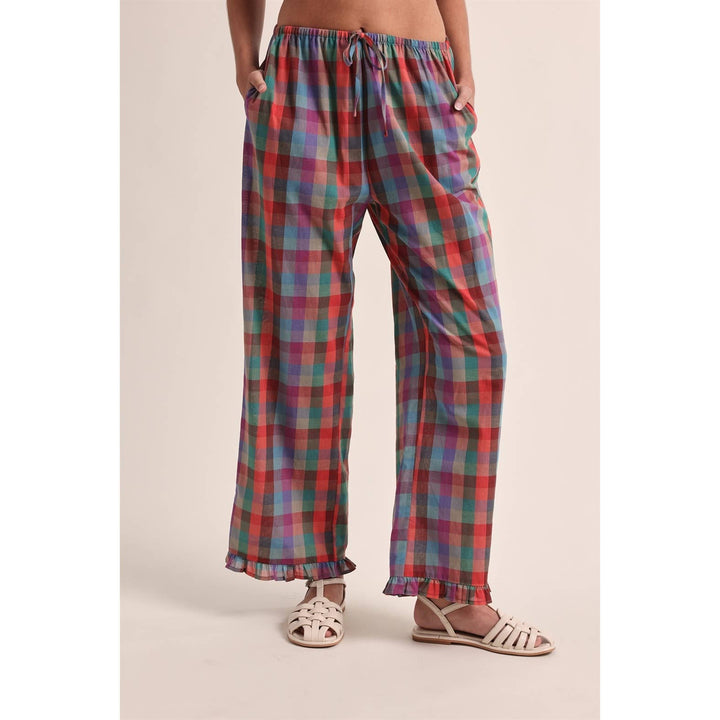 MULTICOLOR PLAID PANTS