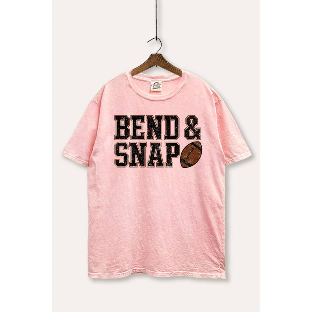 Bend and Snap Graphic Mineral Wash Boxy Tee