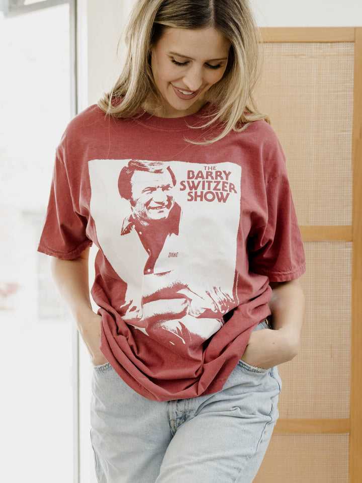 OU Sooners Barry Switzer Show Crimson Comfort Colors Tee