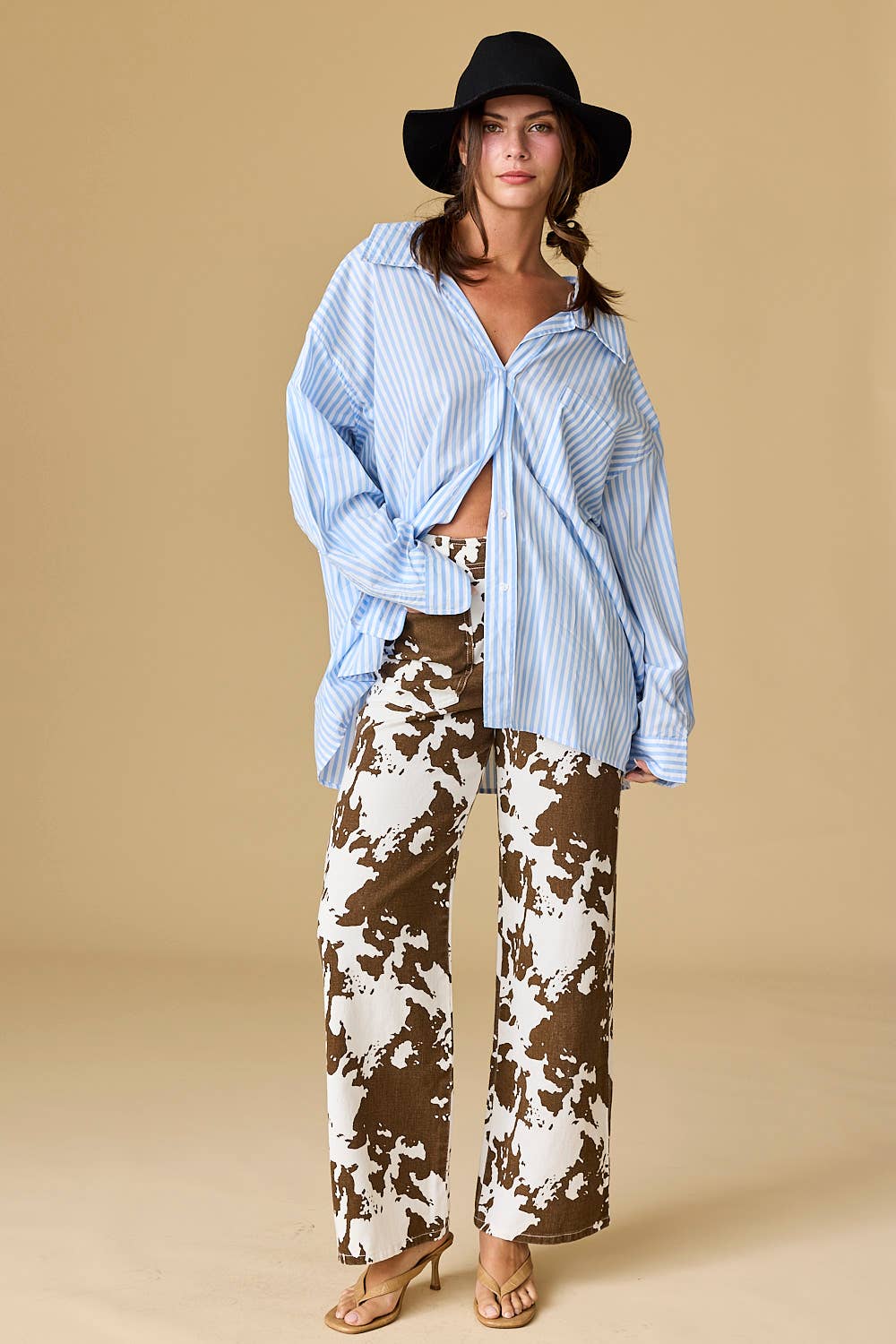 Luna Oversized Stripe Shirt