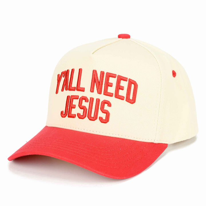 Accessories, Hats - TCM0092 Yall Need Jesus Trucker Hat - - Cultured Cloths Apparel