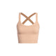 Athleisure - X Back Strap Ribbed Brami - M. Nude - Cultured Cloths Apparel