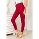 Denim - Judy Blue Deep Red Skinny Jeans -  - Cultured Cloths Apparel