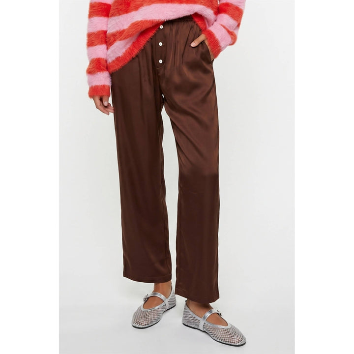 Satin boxer pants