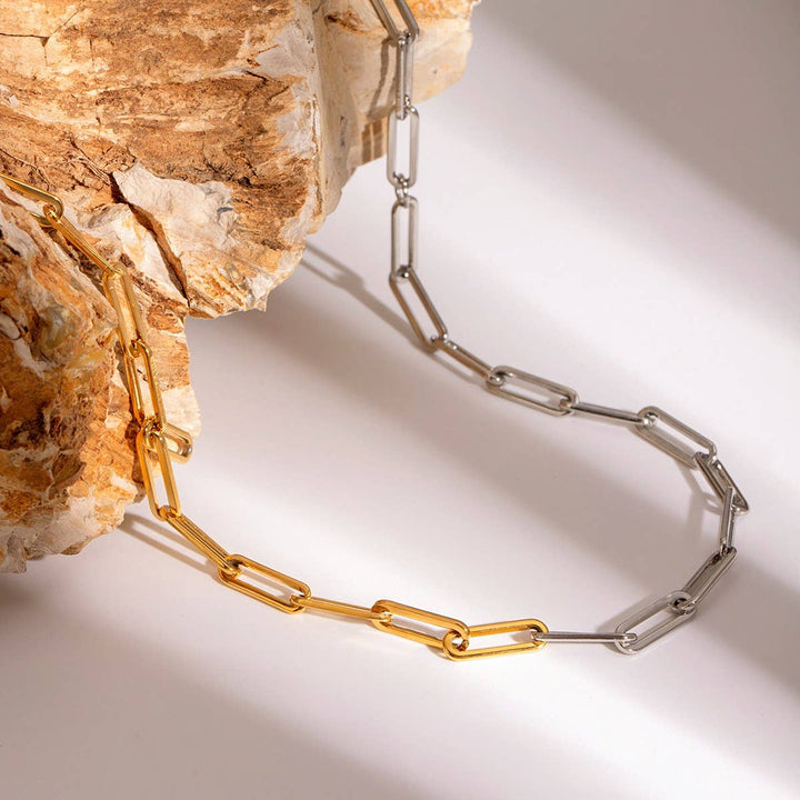 Accessories, Necklaces - 18K Stainless Steel Tarnish Free Waterproof Neck | 40NK9502 - - Cultured Cloths Apparel