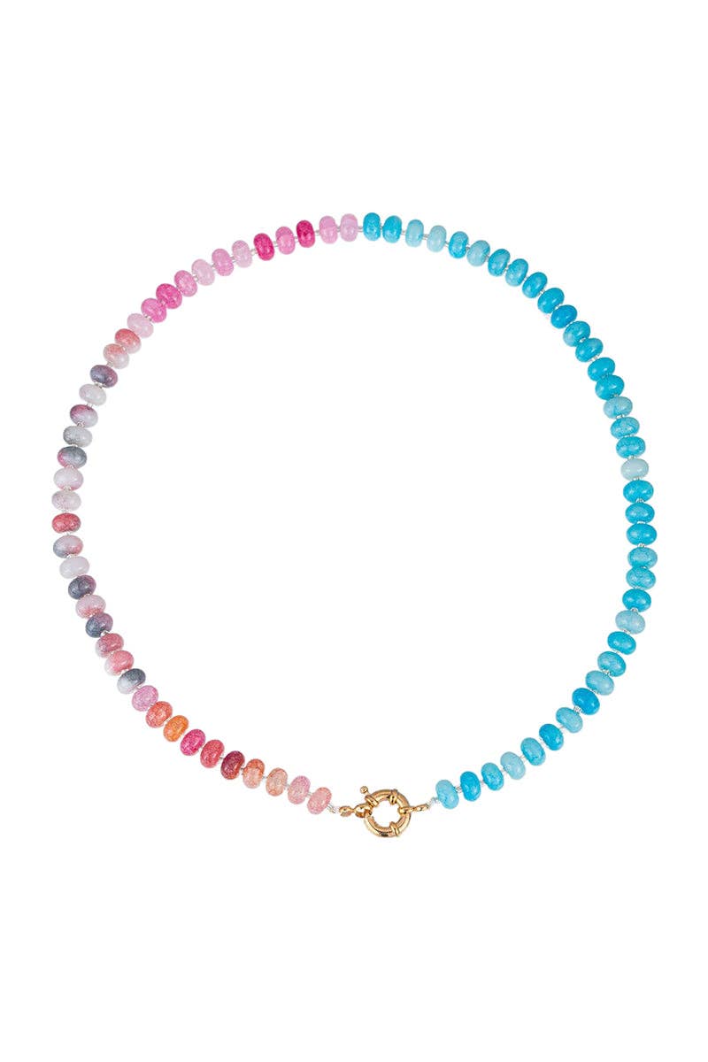Accessories, Necklaces - Vibrant Beaded Necklace - 6 - Cultured Cloths Apparel
