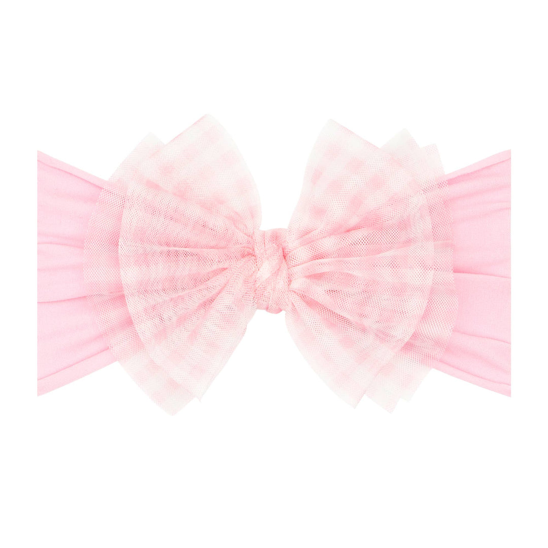 Accessories - Baby Bling® Tulle FAB® soft nylon headband with tulle bow - - Cultured Cloths Apparel
