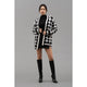 Outerwear - Houndstooth Knit Cardigan -  - Cultured Cloths Apparel