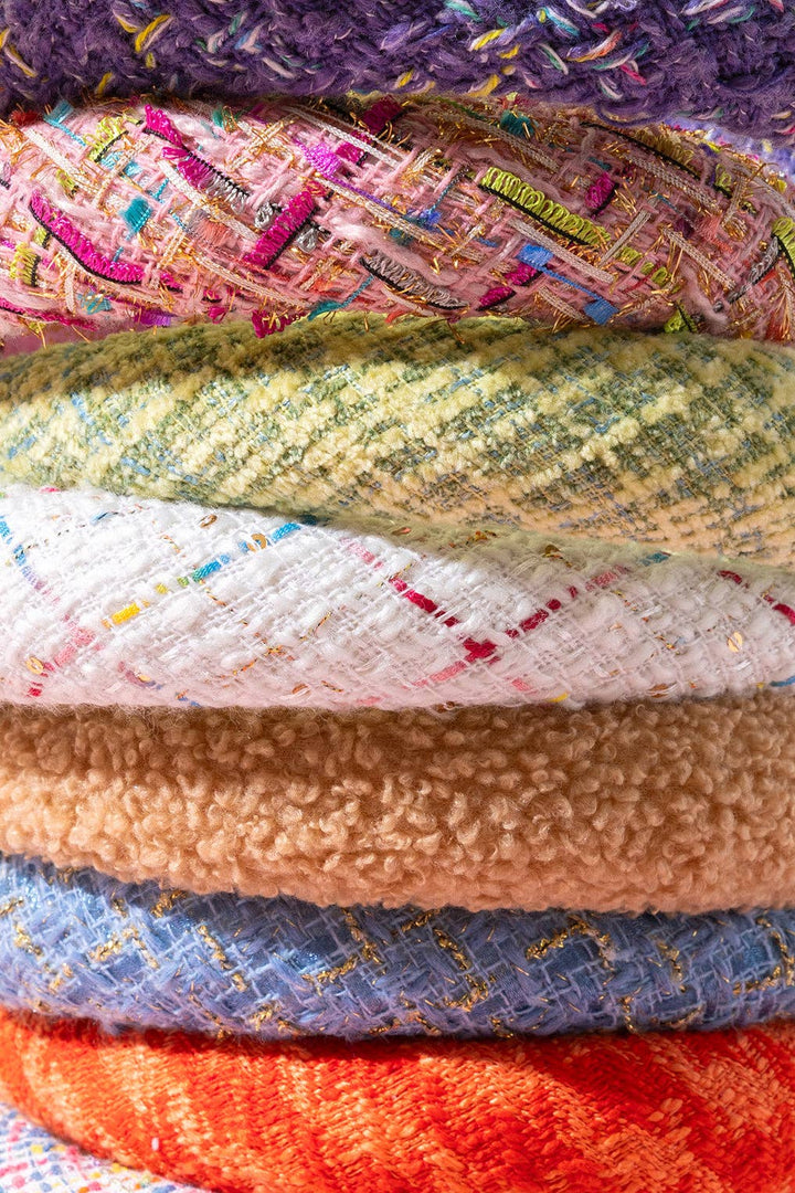 Padded Headband - Tweed - Orange Weave - Hadley