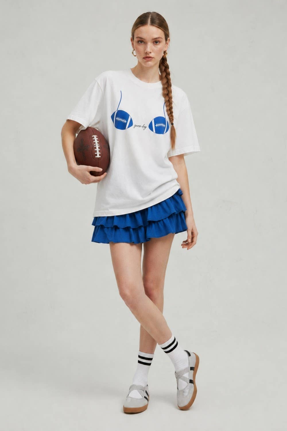 FOOTBALL BRA GRAPHIC TEE