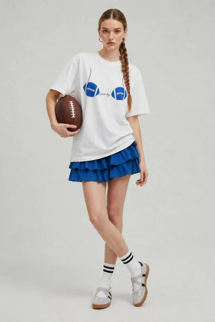 FOOTBALL BRA GRAPHIC TEE